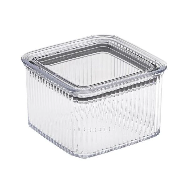 Контейнер для сыпучих продуктов вакуумный пластик Рим 0,55л (45)