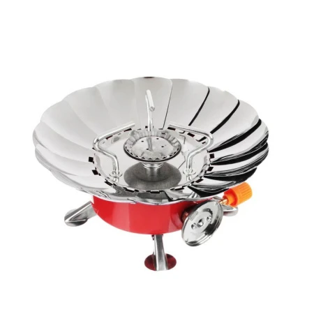 Плитка газовая к бал. с цанговым захватом портативная с лепестками малая ЧИНГИСХАН (36)