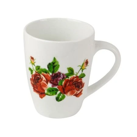 Кружка 310мл фарфор РОЗЫ (12/48)