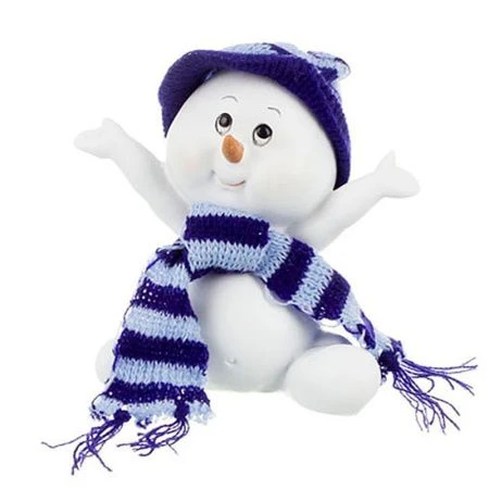 Фигурка новогодняя СНЕГОВИК 12см (48)