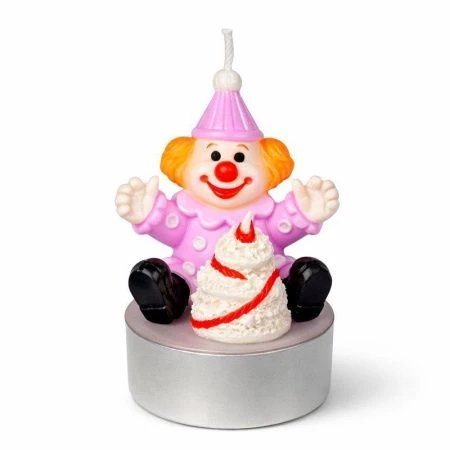 Свеча клоун с тортиком 9365  (24)