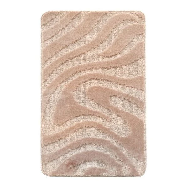 Коврик в ванную полипропилен/латекс Lemis 60*100 бежевый 3014/1353