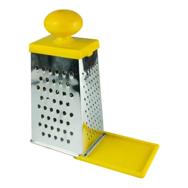 Терка 4 гранная 11*8,5*23см белая жесть с дном КМ01.001.03 (30)