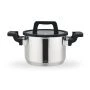 Кастрюля 5,1л нерж.сталь ПРЕМИУМ стекл.крышка 22см, h13,5см, индукц.капс.дно LR02-293 (4)