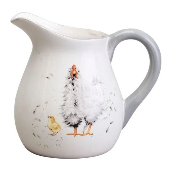 Кувшин 1100мл 18*13*16,5см керамика FUNNY HENS (16)
