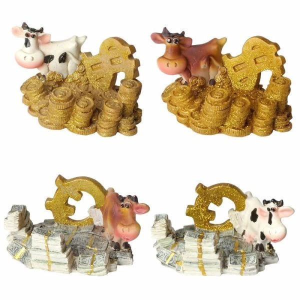 Подставка для мобильного телефона Корова / Бык полистоун 9*5*6см 4 вида Lil 82080(4/96) 148