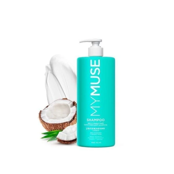 Шампунь беcсульфатный укрепляющий 1000мл MY MUSE (6)