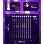 Гирлянда светодиодная Занавес Роса 2,8*3м USB, крючки, пульт, мульти свет