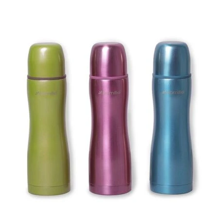 Термос 1л нерж.сталь голубой, салатовый, розовый, бежевый (12) ВЫВОД