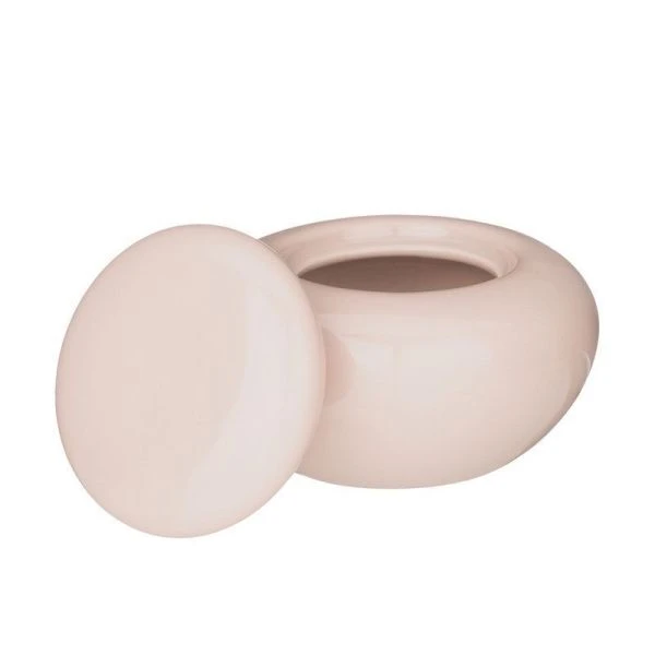 Сахарница 250мл фарфор Bronco Fusion пудровая 7,5*10,5см (32)