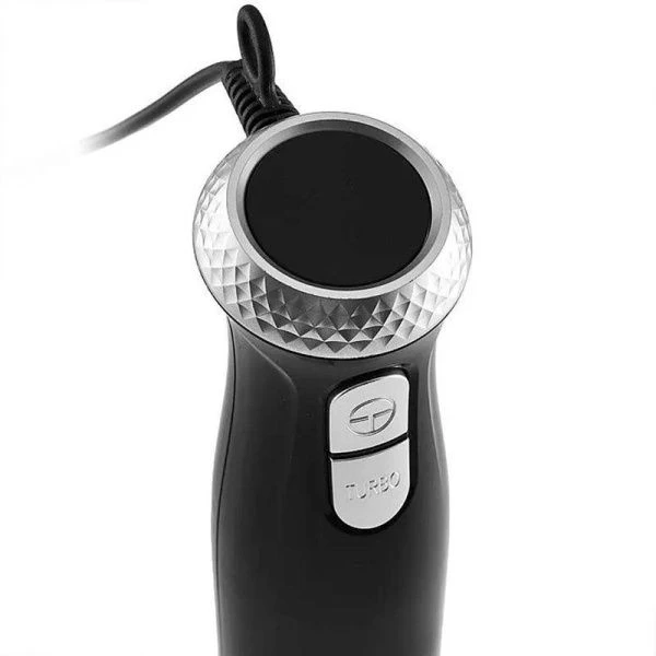 Блендер погружной нерж.сталь DELTA DL-7064 черный 1000Вт, режим ТУРБО (12)