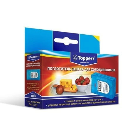 Поглотитель запаха для холодильника гелевый Topperr (12)