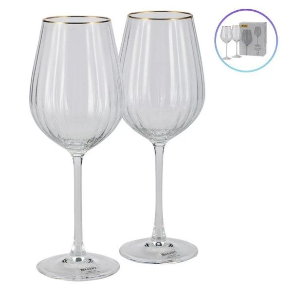 Бокалы для вина набор 2шт 575мл стекло ASTI 81-602 (12)