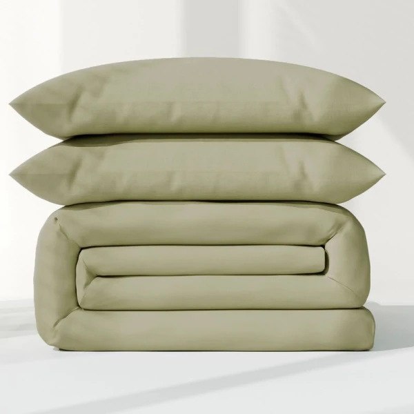 КПБ 2сп сатин 100%хлопок LoveLife (пр.200*225, под.175*215, нав.50*70*2, рис. Ripe olive)125г/м