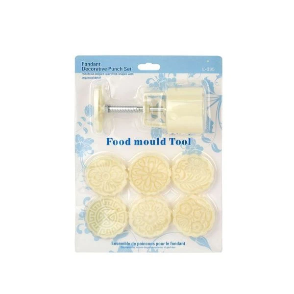 Формочки для печенья набор 28*20*7см пластик цвета микс 6215 (90)