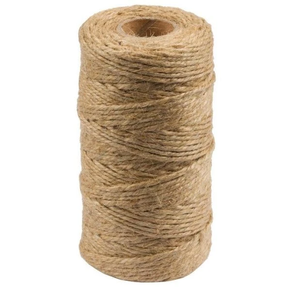 Веревка (шпагат) 100м лен (джутовый) (25) арт.300  80гр.