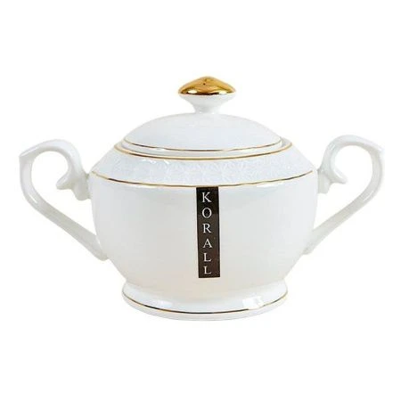 Столовый набор 49пр керамика СНЕЖНАЯ КОРОЛЕВА круг на 6 персон СРТ0262-А (1)