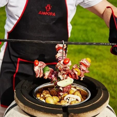 Тандыр 75л глина Скиф со съемной крышкой (1)