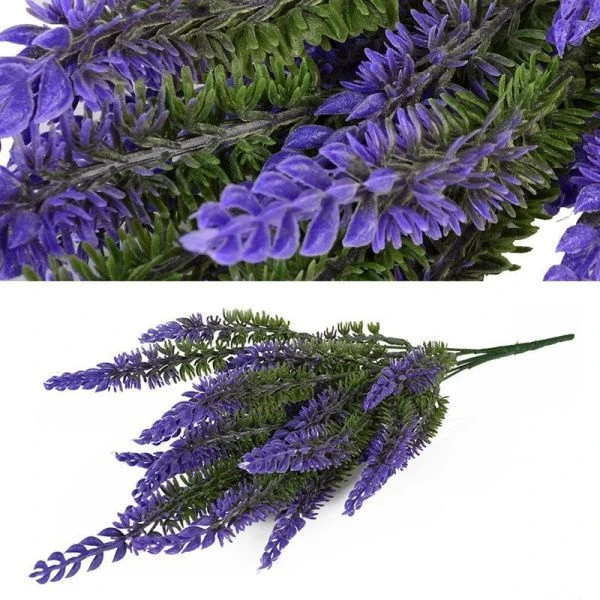 Цветы искусственные Лаванда 36см пластик SY851 (800)