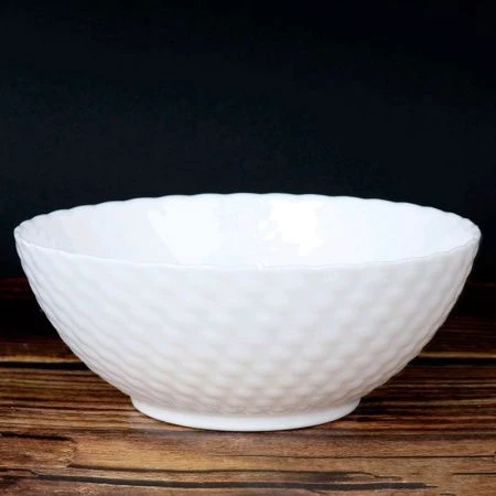 Салатник 900мл 17,5см стеклокерамика фактурный белый WVW70Q (6/48)