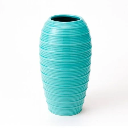 Ваза для цветов 20см керамика бирюза JC-16113 (36)