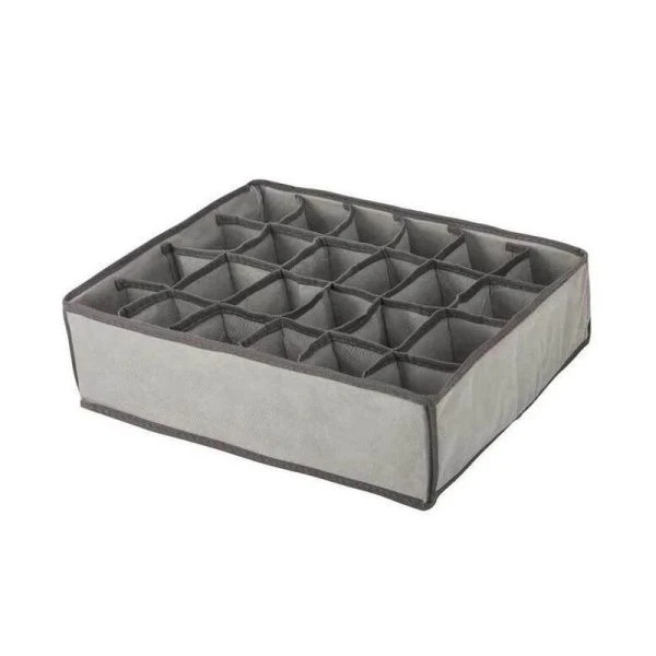 Органайзер для мелочей 24 секции спанбонд Ордер Про 34*30*10см серый