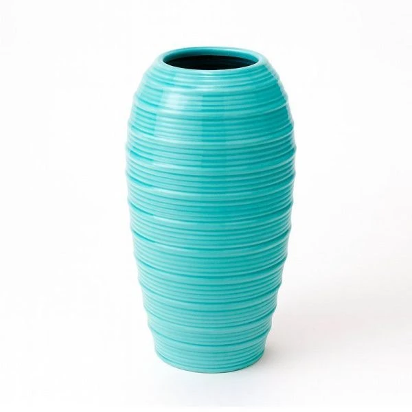 Ваза для цветов 25см керамика бирюза JC-16112 (24)
