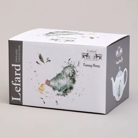 Чайник заварочный 900мл 22,5*13,5*14см керамика FUNNY HENS (12)