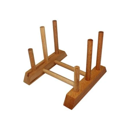 Подставка для разделочных досок/тарелок 2 секции бук (10)