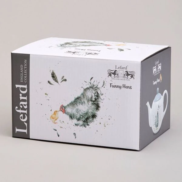 Чайник заварочный 900мл 22,5*13,5*14см керамика FUNNY HENS (12)