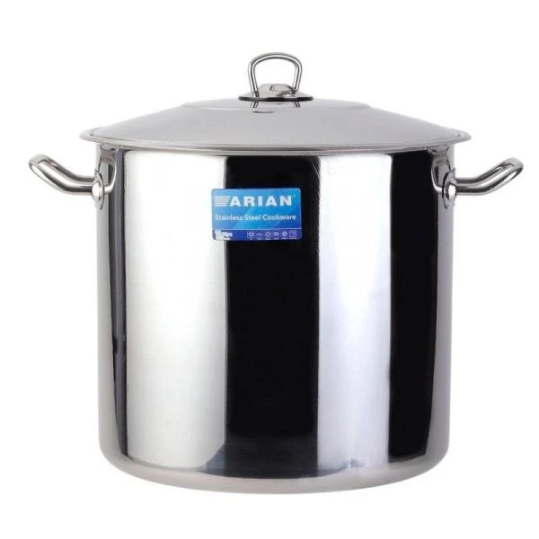 Кастрюля 21л нерж.сталь Arian Gastro высокая 30*30см без с/дна 4TTCLK2130001 (1)