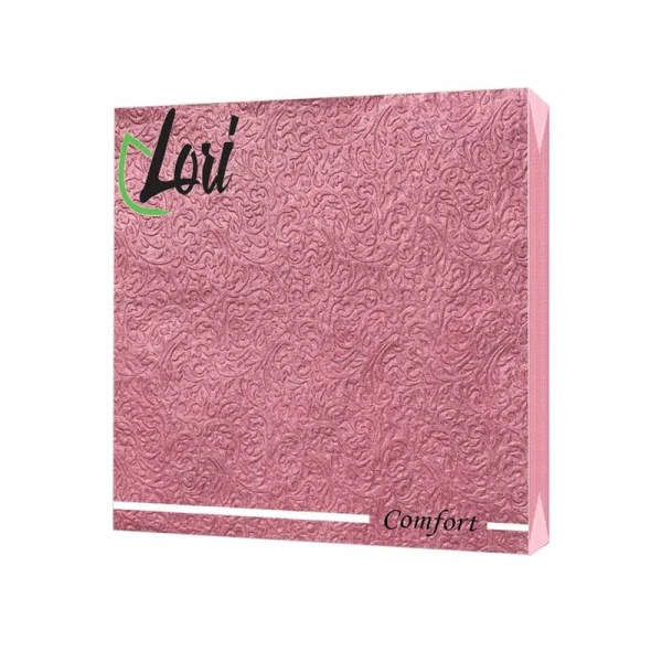 Салфетки бумажные Лори Комфорт 16шт. 2-х слойные 33*33 Розовый сапфир (20)