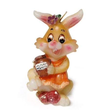 Свеча декоративная Кролик / Заяц, 4 вида ВЫВОД