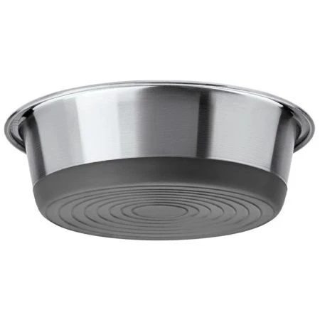 Миска для животных 950мл нерж.сталь с прорезиненым дном Buffi  BUF-950 (120)