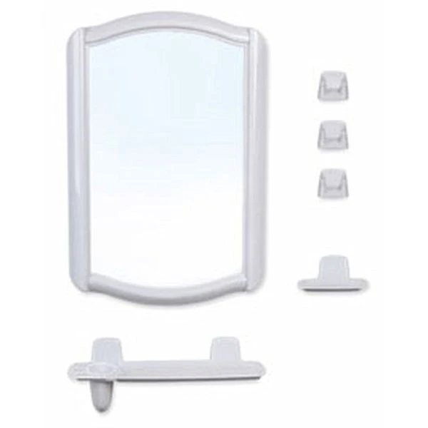 Набор для ванной комнаты БЕРРОССИ 46 белый мрамор (5)