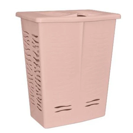 яяяКорзина для белья 60л Aqua йогуртовый 480*340*595мм (6) ВЫВОД