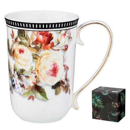 Кружка 500мл фарфор БУКЕТ (24)