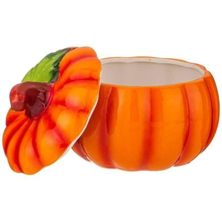 Блюдо для запекания 1000мл 16*16*14,5см керамика ТЫКВА с крышкой (18)