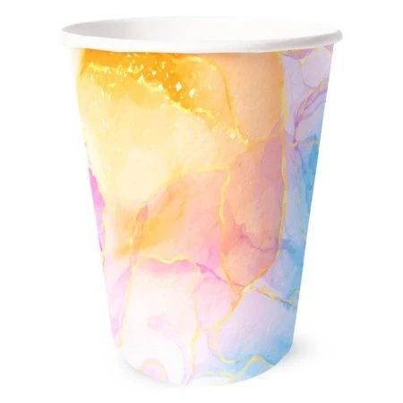 Стакан бумажный 250мл (набор 6шт.) АКВАРЕЛЬ (144)