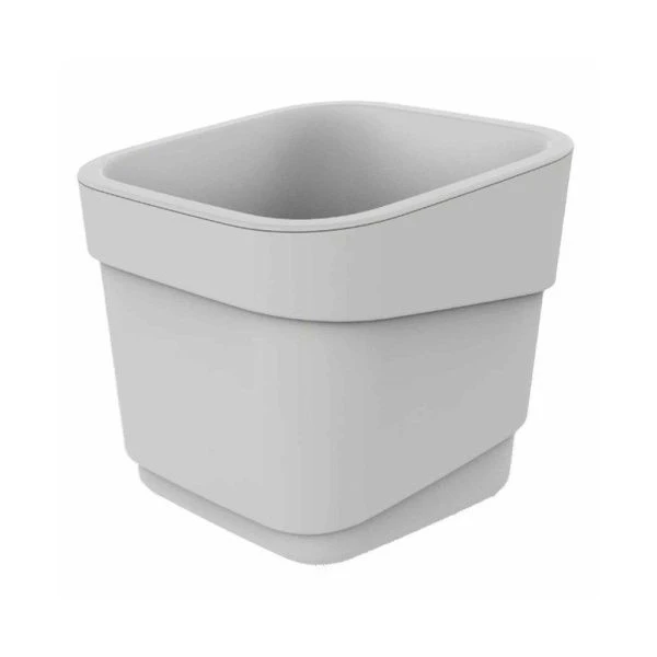Горшок для цветов 4л d188 h176мм пластик Hills серый (12) Горшок для цветов 4л d188 h176мм пластик Hills серый (12)