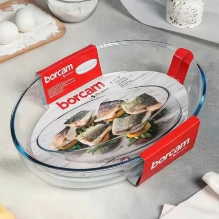 Форма для запекания 285мл 10,5*6см стекло БОРКАМ (24)