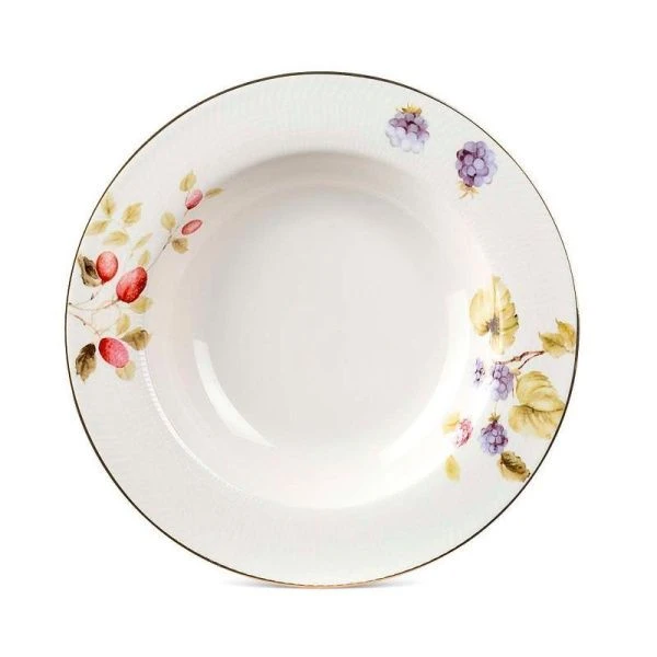 Тарелка глубокая 21,5см фарфор BERRIES суповая TDP605 (6) ВЫВОД