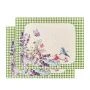 Салфетки набор 2шт 35*45см гобелен ПРИНЦЕССА зеленая клетка