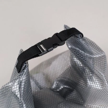 Косметичка-органайзер водонепроницаемая полимер/текстиль 35*15*27см серая XN-004GR (100)