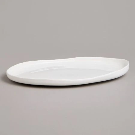 Блюдо 31,5*19*3см фарфор FASHION овальное (24)