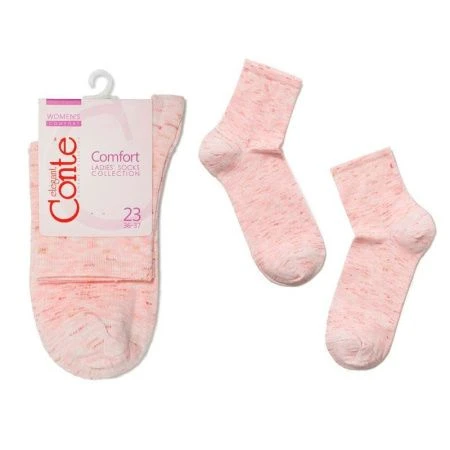 Носки жен. вискозные CE COMFORT (меланж) 14С-115СП, р.25, 000 светло-розовый