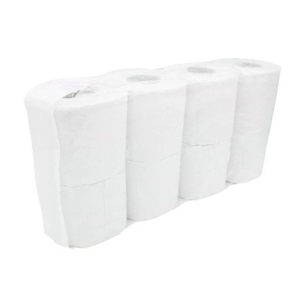 Бумага туалетная МЯГКОФФ 8шт 20м 2-х слойная белая (6)