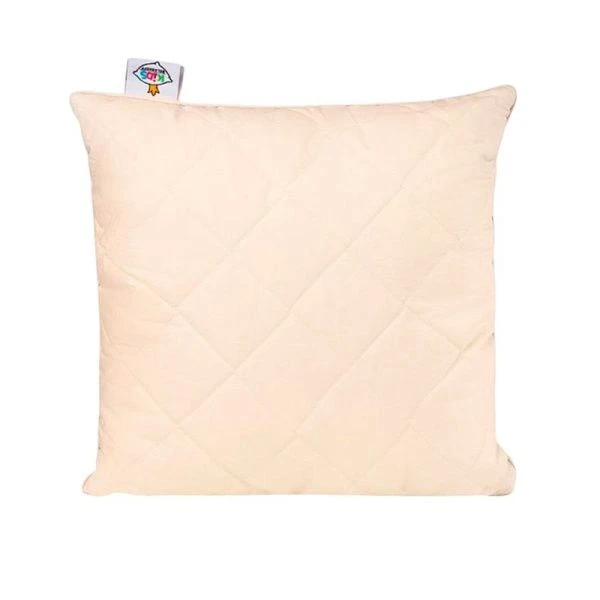 Подушка детская 40*40 Наша радость бамбук/сатин 100%хлопок, в сумке (2022)