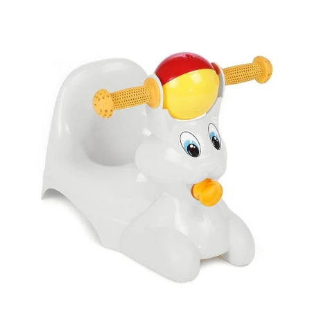 Горшок детский игрушка Зайчик 420*290*310мм пластик Lapsi белый (5) 221500429/01