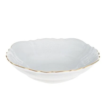Салатник 21см фарфор ЗОЛОТАЯ ОТВОДКА Бернадотт круглый